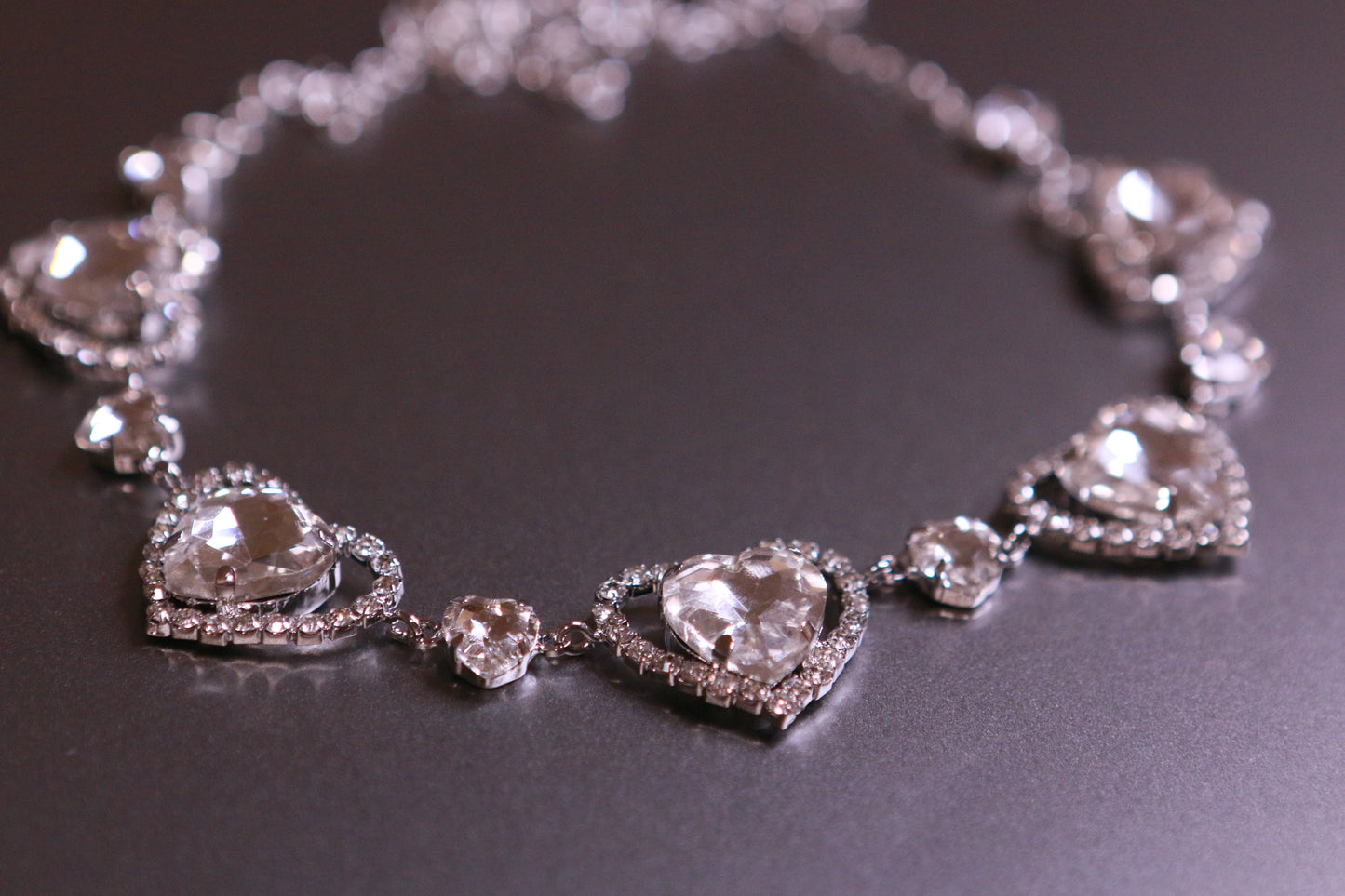 Heart-Shaped Chain with Diamond